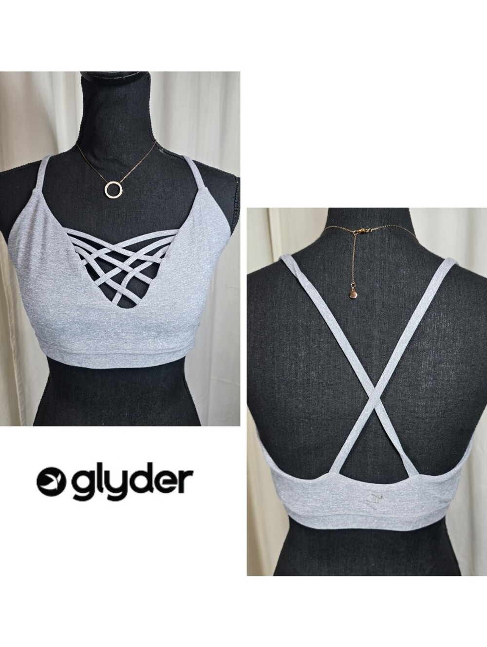Glyder Cross Strappy Yoga Sports Bra